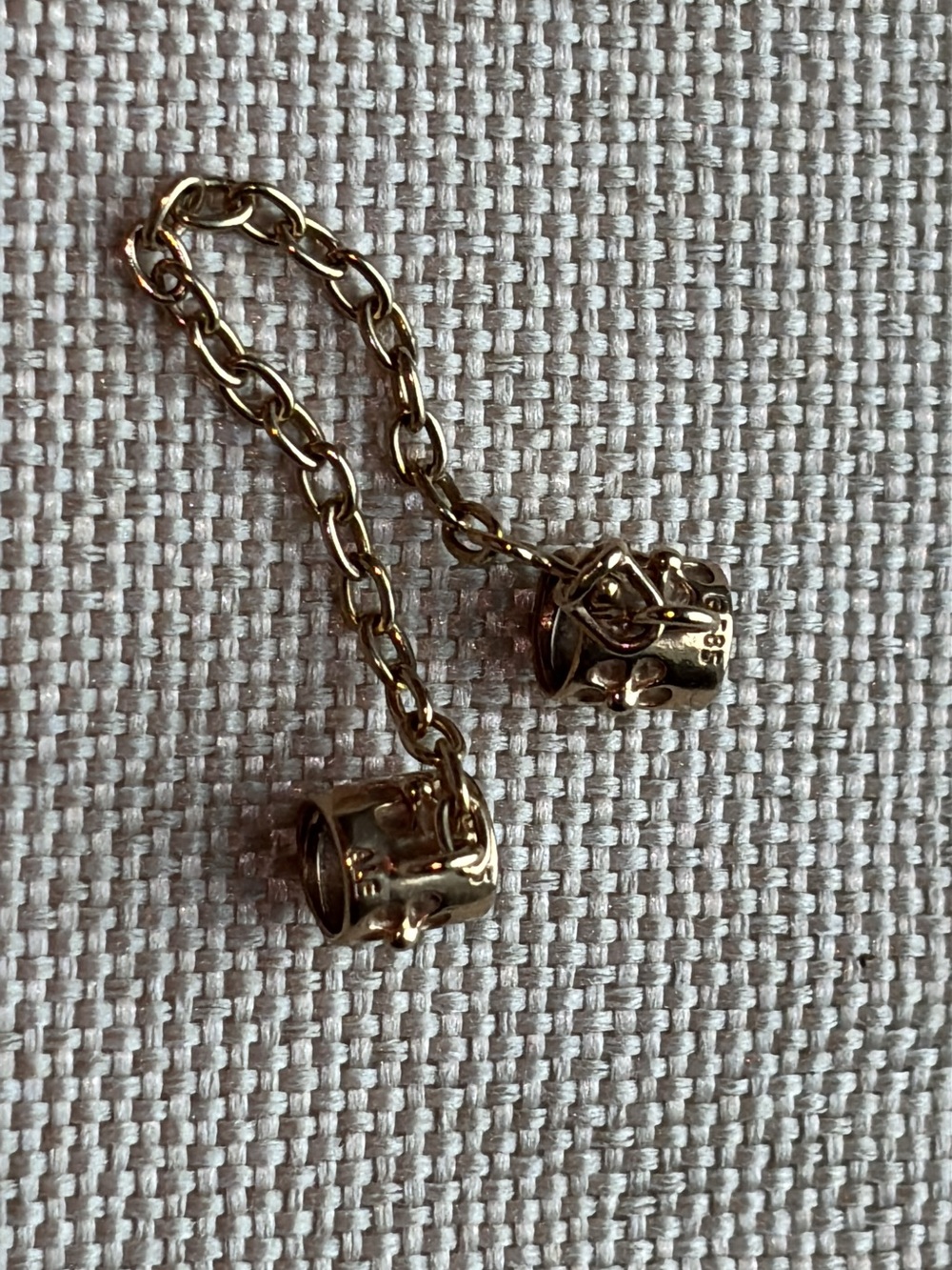 14k Gold Pandora Safety Chain FIRM